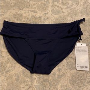 Athleta side tie swim bottoms-S